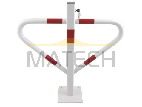 Blokada parkingowa motyl XL zamek górny malowana proszkowo