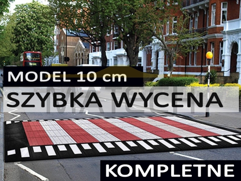 Podwyższone przejście dla pieszych model 10cm - konfigurator