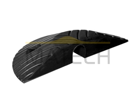 Próg podrzutowy 5cm - element końcowy czarny