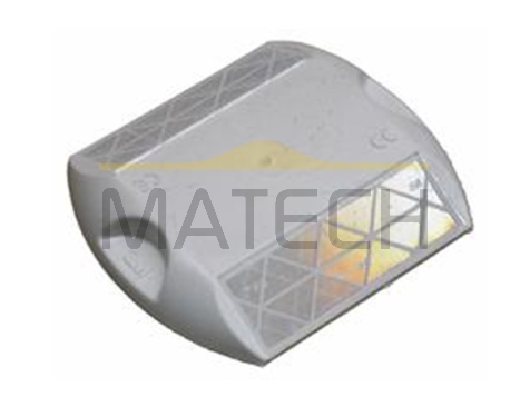 Punktowe kocie oczka 3M białe/białe