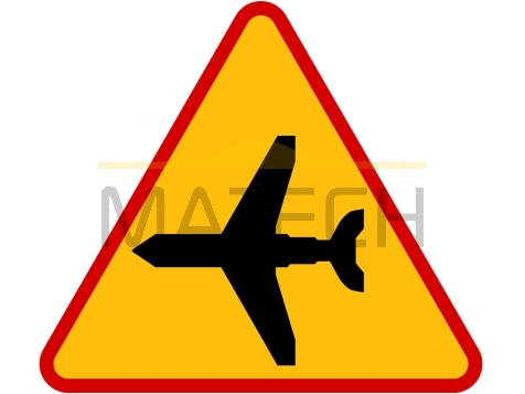 Znak A-26: lotnisko - I generacja