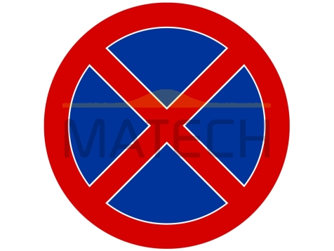 Znak B-36: zakaz zatrzymywania się - I generacja