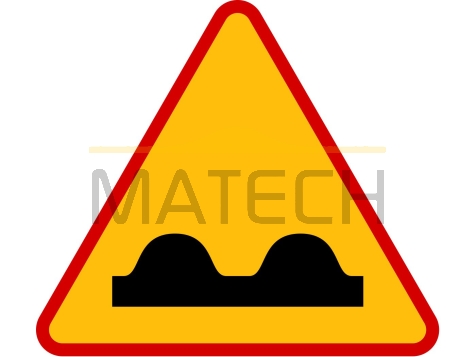 Znak A-11: nierówna droga - I generacja