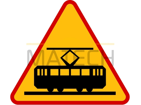 Znak A-21: tramwaj - I generacja