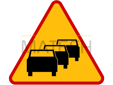 Znak A-33: zator drogowy - I generacja