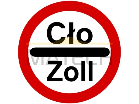 Znak B-32: stój – kontrola celna - I generacja