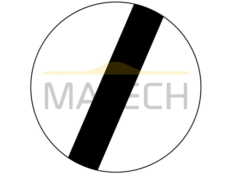 Znak B-42: koniec zakazów - I generacja