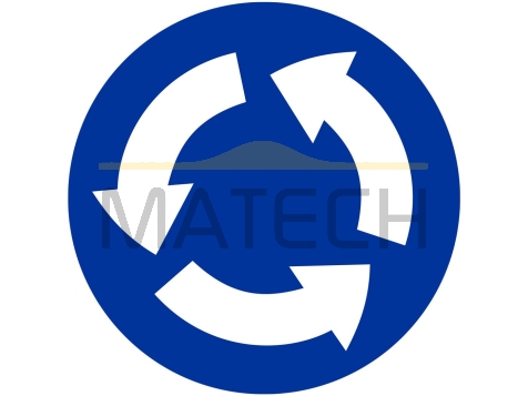 Znak C-12: ruch okrężny (rondo) - I generacja