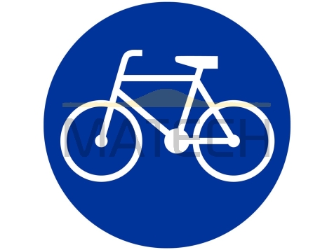 Znak C-13: droga dla rowerów - I generacja