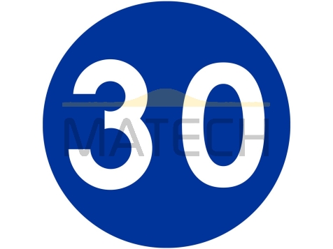 Znak C-14: prędkość minimalna - I generacja