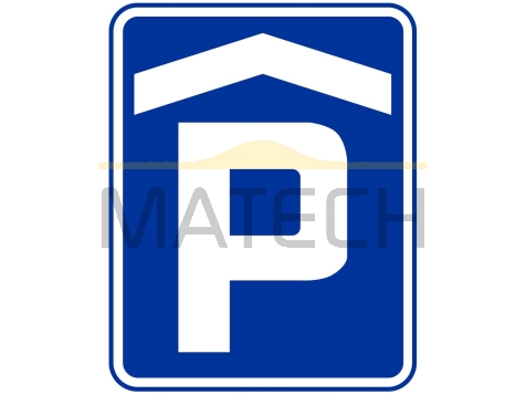 Znak D-18b: parking zadaszony - I generacja