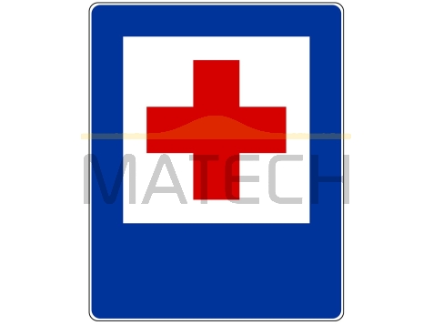 Znak D-22: punkt opatrunkowy - I generacja