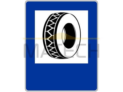 Znak D-26a: wulkanizacja - I generacja