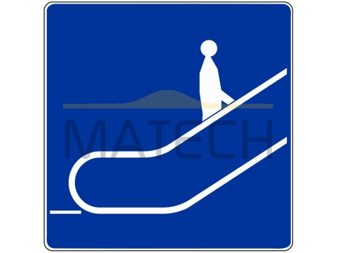 Znak D-36a: schody ruchome w górę - I generacja