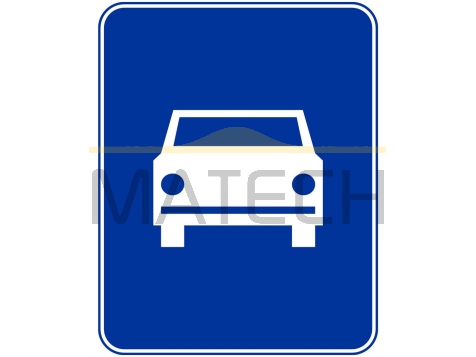 Znak D-7: droga ekspresowa - I generacja