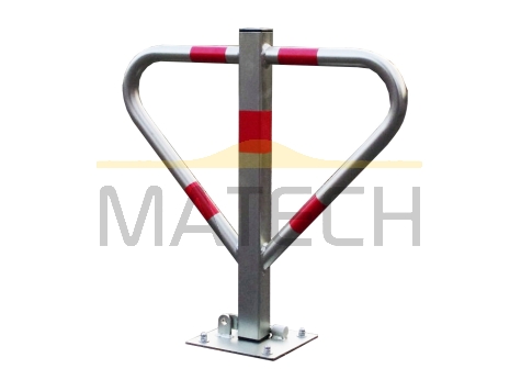 Blokada parkingowa MOTYL ocynk kłódka