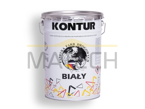 Farba drogowa KONTUR biała 33 kg 20l