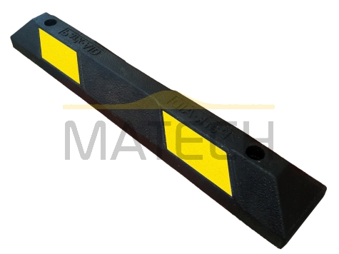 Mały separator parkingowy 900x150x100 mm Park-AID żółty odblask