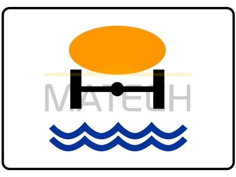 Tabliczka T-23j: tabliczka wskazująca pojazdy z towarami, które mogą skazić wodę - I generacja