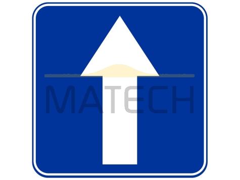 Znak D-3: droga jednokierunkowa - I generacja