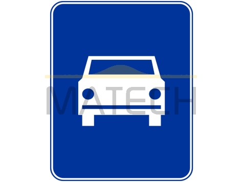 Znak D-7: droga ekspresowa - I generacja