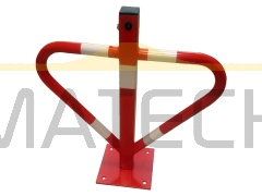 Blokada parkingowa MOTYL - Malowana proszkowo - Zamek górny - 01/OF/Z