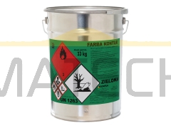 Farba drogowa zielona - 33kg = 20l