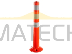 Słupek elastyczny 75 cm - T-flex - pomarańczowy