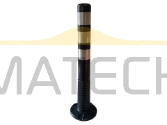 Słupek elastyczny czarny T-flex 75 cm