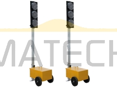 Tymczasowa wahadłowa sygnalizacja świetlna 200 mm - LED