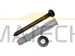 Dedykowany komplet montażowy do progów zwalniających - Mnt 110x10 mm 95x14 mm