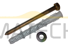 Dedykowany komplet montażowy do separatorów parkingowy - Mnt 145x10 mm 135x14 mm