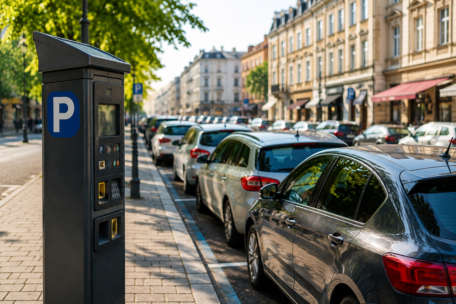 Oznakowanie strefy płatnego parkowania