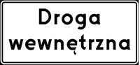 Droga wewnętrzna znak
