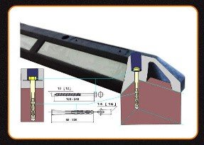 elementy montażowe do separatorów i azyli drogowych