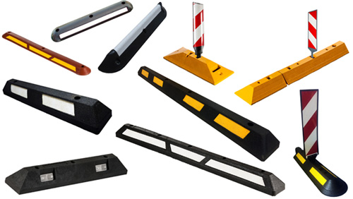 Ograniczniki skrajni, separatory drogowe, separatory ruchu, ograniczniki rowerowe, stopery parkingowe