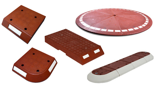 Azyle drogowe, bezpieczne wyspy dla pieszych, minironda