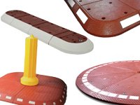 Azyle drogowe, sztuczne wyspy, minironda