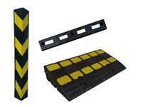 Ochraniacze narożne, najazdy gumowe i inne